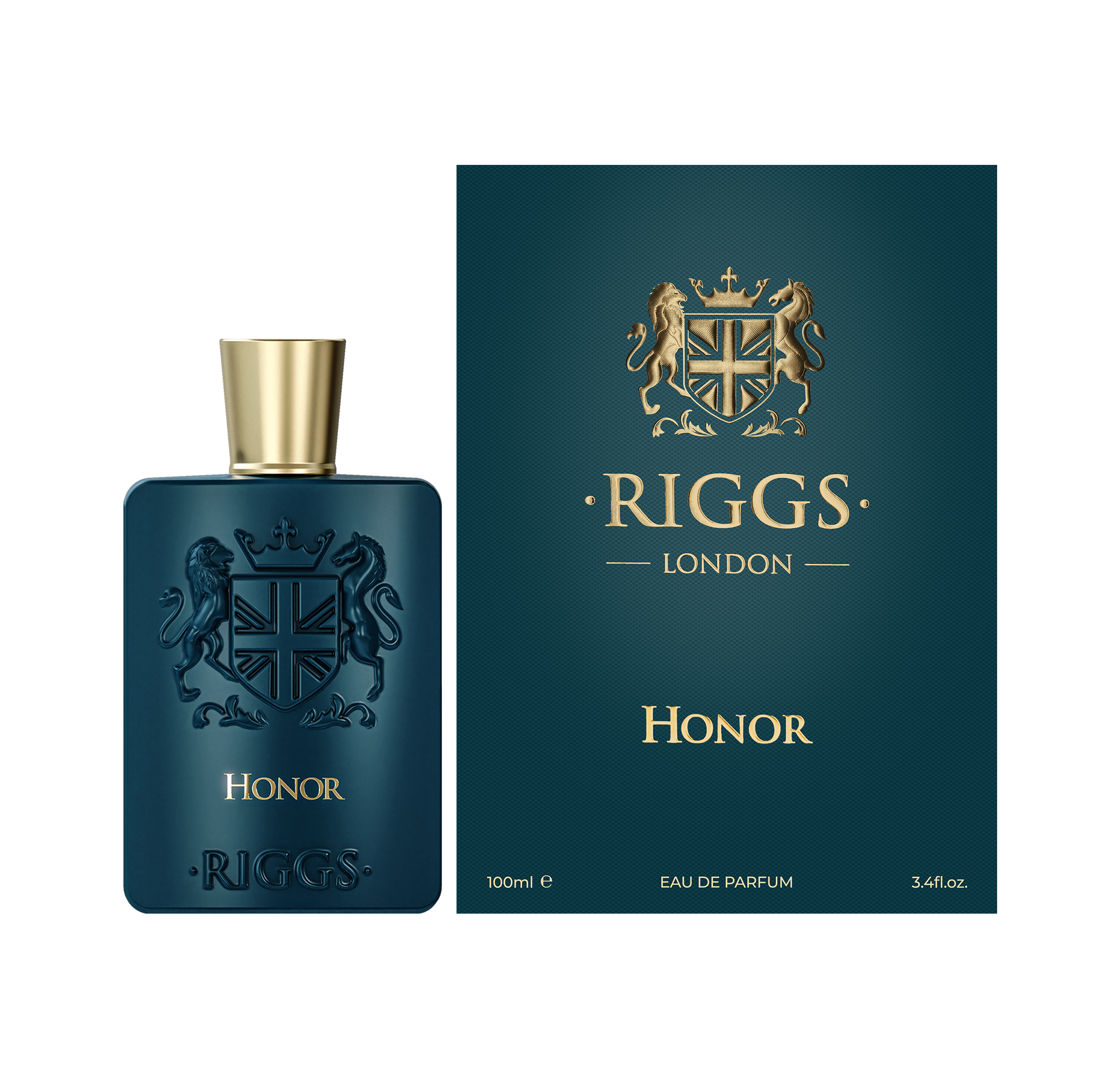 Produktabbildung: Riggs Honor Flakon und Box