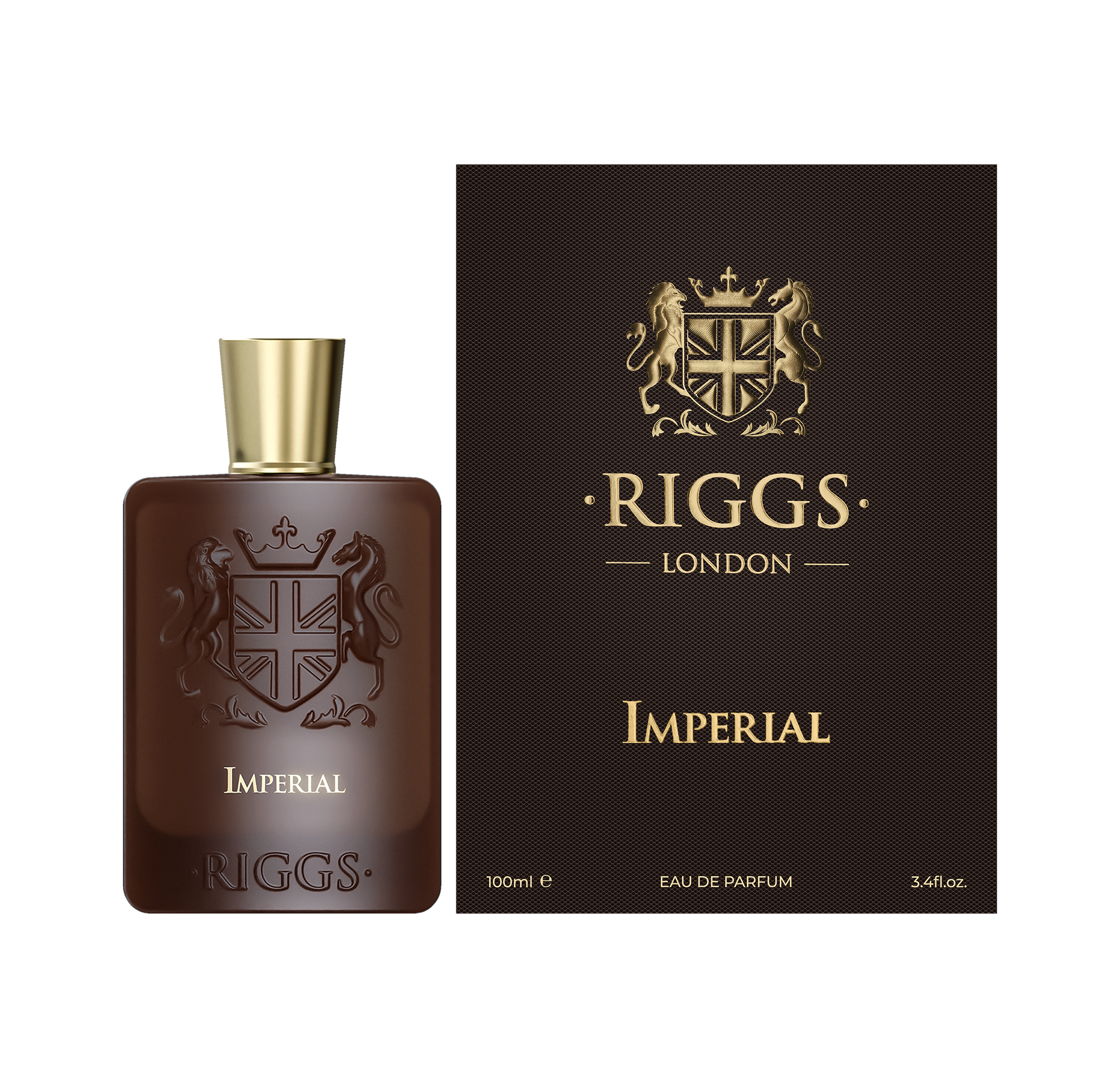 Produktabbildung: Riggs Imperial Flakon und Box