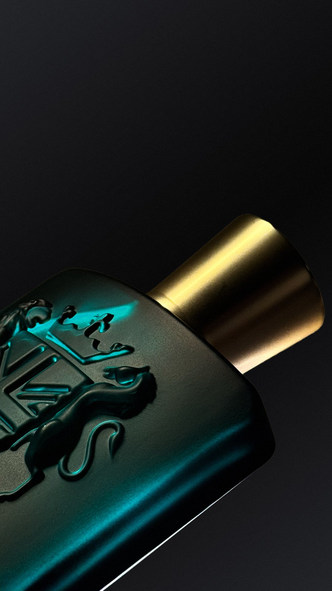 Oberer Teil des Riggs Flakons